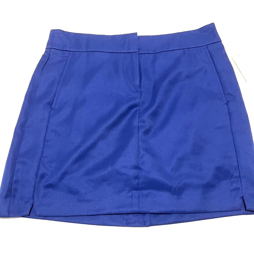 NWT IZOD Golf Straight Skort Blue Stretch Sz 4